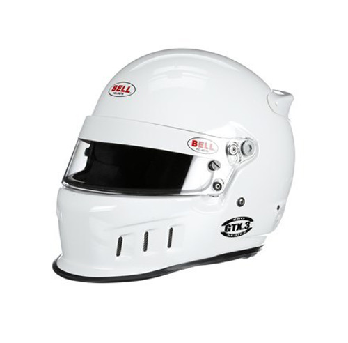Bell Helmets Helmet GTX3 7-3/8 White SA2020 FIA8859 (1314A03)