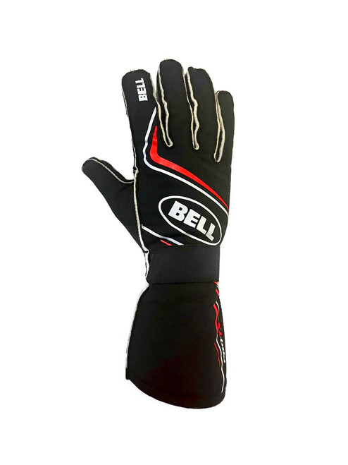 Bell Helmets Glove PRO-TX Black/Red Medium SFI 3.3/5 (BR20032)