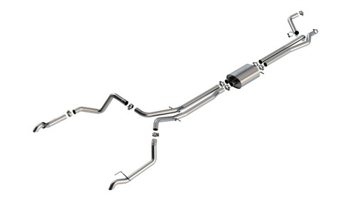 Borla 22- GM P/U 1500 ZR2/AT4X 6.2L Cat Back Exhaust (140916)