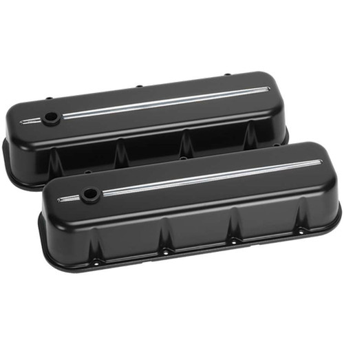 Billet Specialties BBC Tall Valve Covers Black (96124)