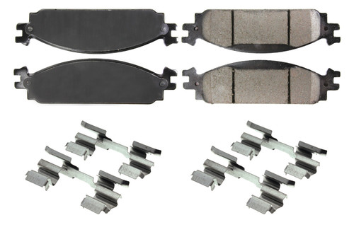 Centric Brake Parts Posi-Quiet Ceramic Brake Pads with Shims and Har (105.1376)