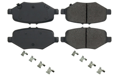 Centric Brake Parts Posi-Quiet Ceramic Brake Pads with Shims and Har (105.1612)