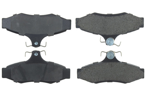 Centric Brake Parts Posi-Quiet Extended Wear Brake Pads with Shims (106.0724)