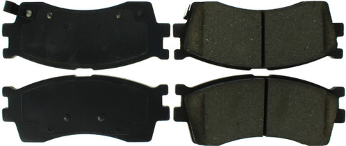 Centric Brake Parts Posi-Quiet Extended Wear Brake Pads with Shims a (106.0889)