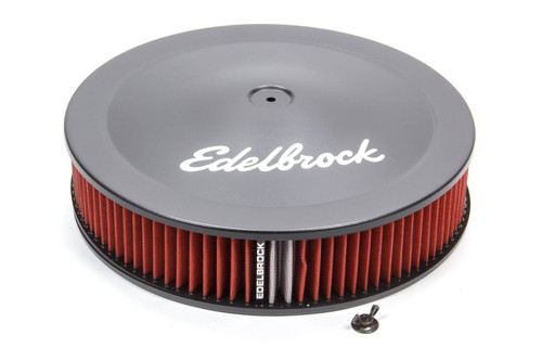 Edelbrock Pro-Flow Air Cleaner Kit 14in x 3in Black (1225)