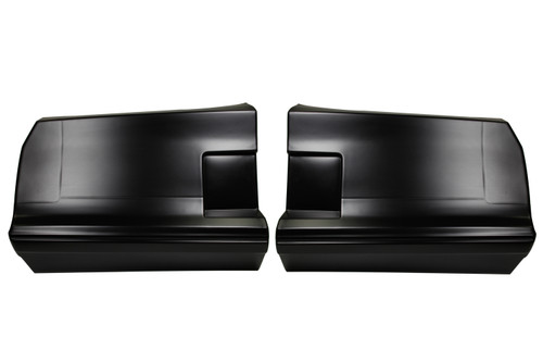 Fivestar 88 Monte Bumper Cover Black Plastic (021-450-B)