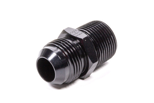 Fragola Straight Adapter Fitting #12 x 1/2 MPT Black (481613-BL)