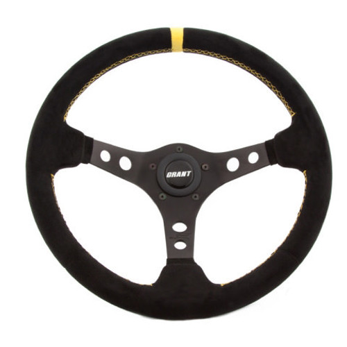 Grant Suede Racing Steering Wheel w/Center Marker (697)