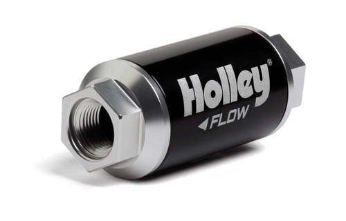 Holley Billet HP Fuel Filter - 3/8NPT 100-Micron 100GPH (162-551)