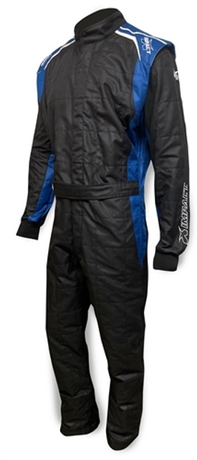 Impact Racing Suit Racer 2.0  1pc Small  Black/Blue (24222306)