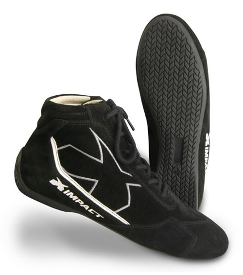 Impact Racing Shoe Alpha Black 11.5 SFI3.3/5 (40011510)