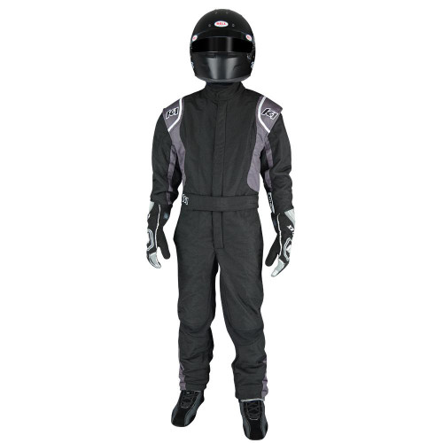 K1 Racegear Suit Precision II Black / Gray XX-Small Youth (20-PRY-NG-2XS)