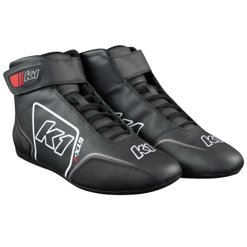 K1 Racegear Shoe GTX-1 Black / Grey Size 9.5 (24-GTX-N-95)