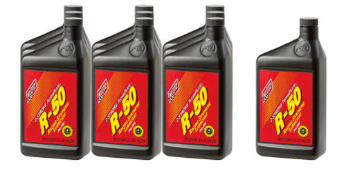 Klotz Synthetic Lubricants R-50 Racing Techniplate Case 1 Quart (KL-104)