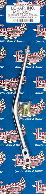 Lokar Shift Lever TKO 500-600 Aluminum 12in chrome (MSL602C)