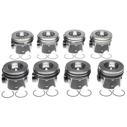 Mahle Original/clevite Piston Set w/Rings Ford 6.4L Diesel 8pk (224-3666WR-0.75MM)