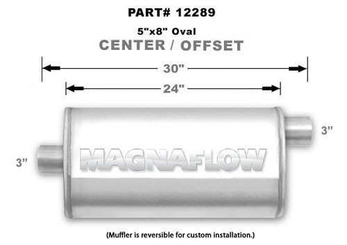 Magnaflow Perf Exhaust Stainless Steel Muffler (12289)