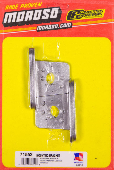 Moroso Quick Fastener Mtg Brkt Rivet On- Lg & Sm Spring (71552)