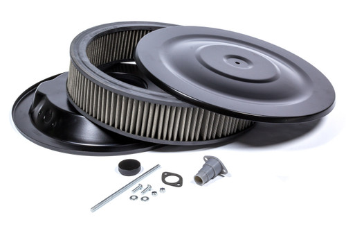 Mr. Gasket Easy Flow Air Cleaner 14 x 3 Flat Black (1412G)