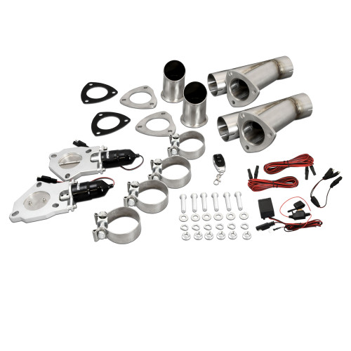 Patriot Exhaust 2.5 Electric Cutout Dual System w/Remote (PEC250K)