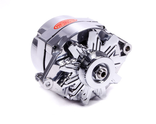 Powermaster Polished Delco 150amp Alternator 1 Wire (67293)