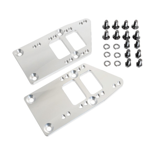 Racing Power Co-packaged Billet LS Motor Mount Adapter Plates (R5140)