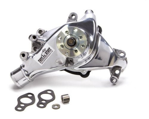 Tuff-stuff 69-96 SBC Water Pump Long Polished SuperCool (1448NB)