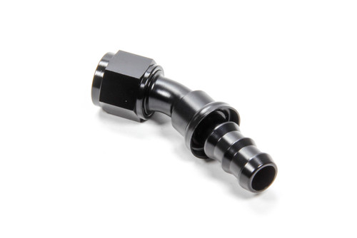 Triple X Race Components #10 30 Degree Hose End Push Lock (HF-13010BLK)