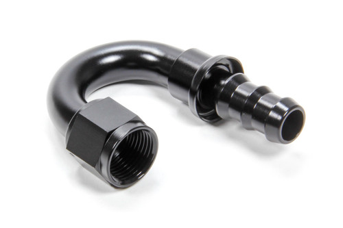 Triple X Race Components #10 180 Degree Hose End Push Lock (HF-18010BLK)