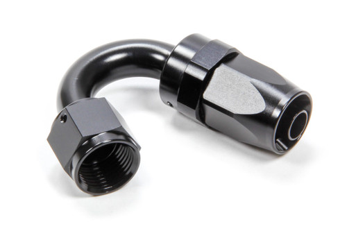 Triple X Race Components #8 150 Degree Swivel Hose End (HF-25008BLK)