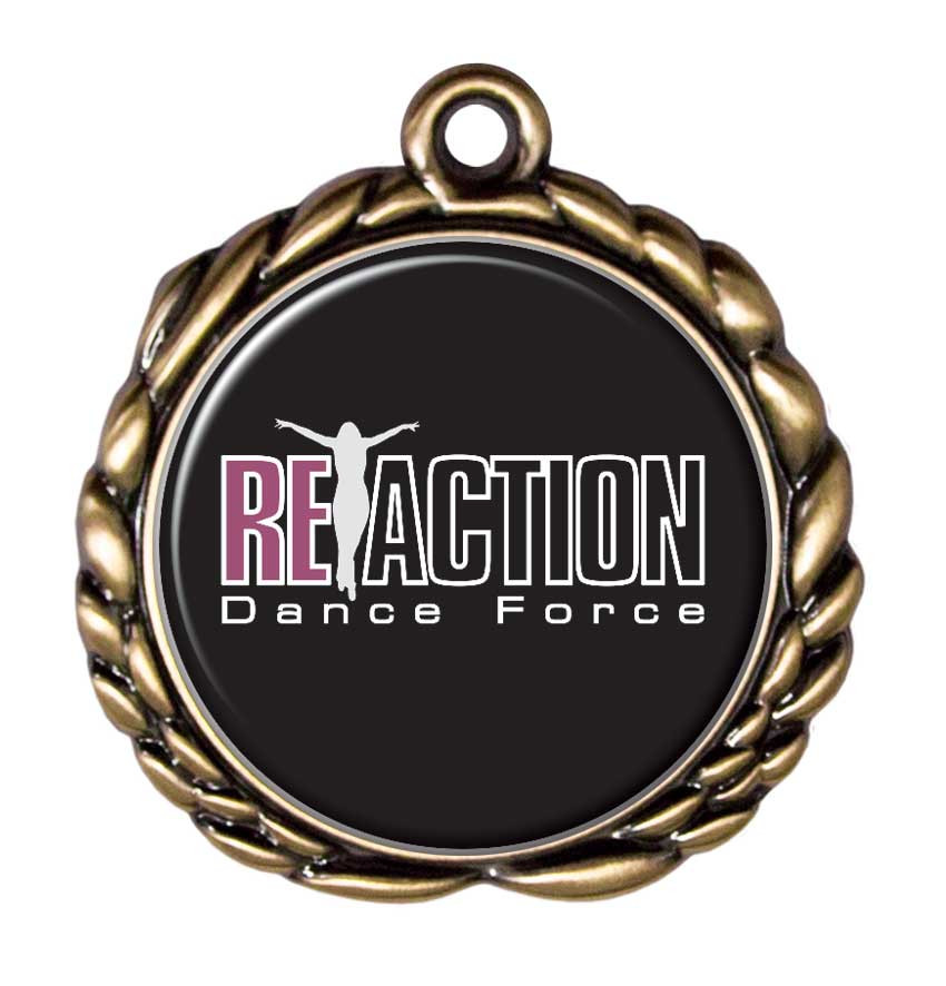 Digistock Medals: 3D Laurel Wreath Border With 1 1/4" Dia In:3D Laurel Wreath Border with 1 1/4" DIA Insert