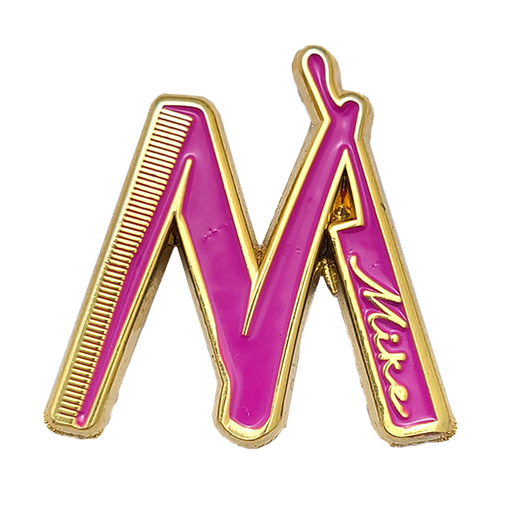 Die Cast Zinc Soft Enamel Lapel Pin: 1":1"