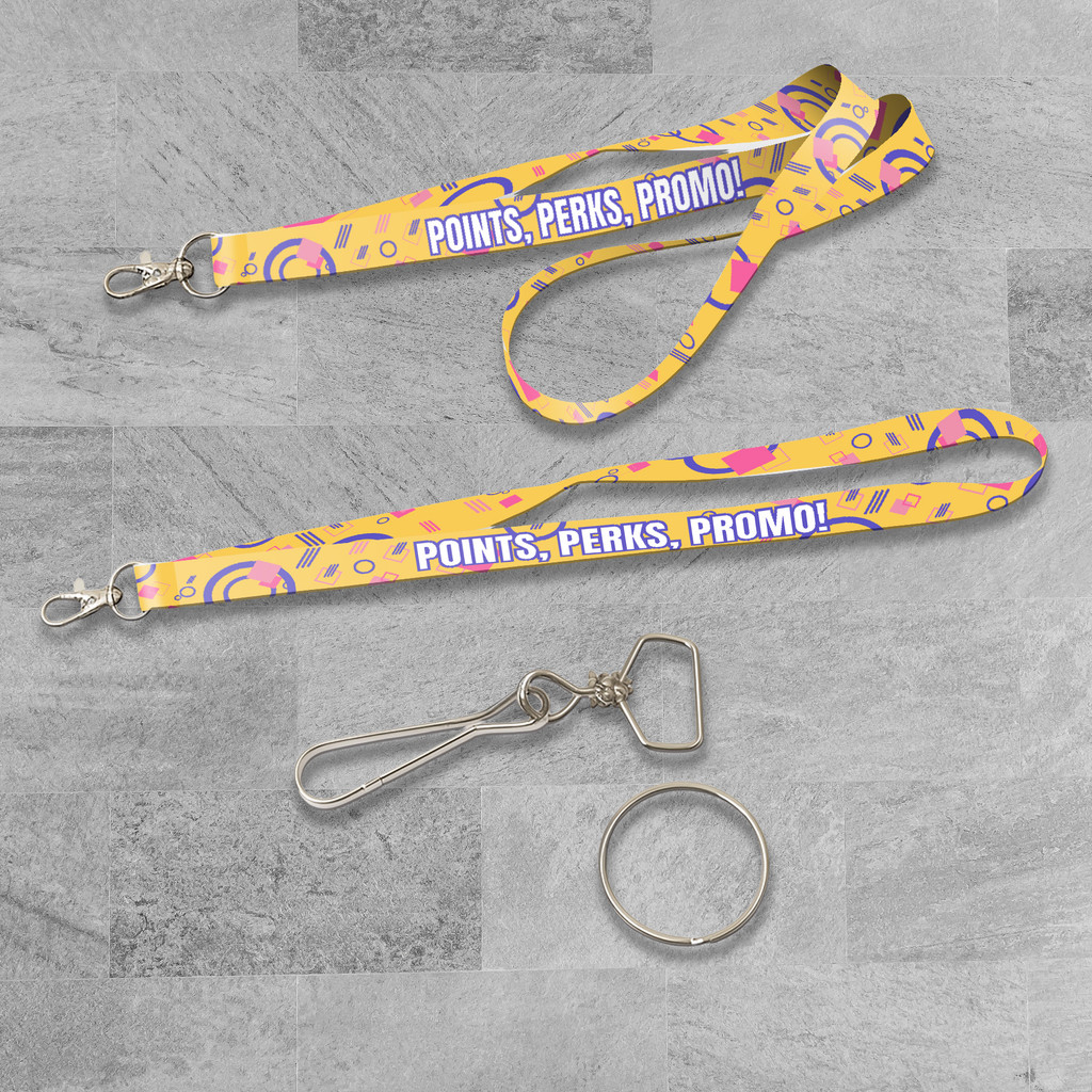 E-Z Import™ 0.5” W Sublimated Lanyard