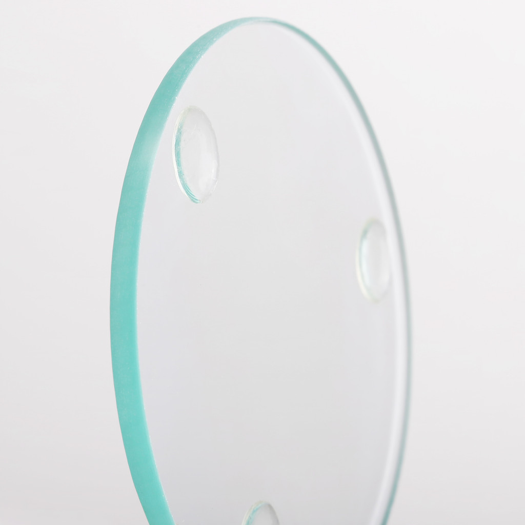 Round Glass Coasters: Single:Single