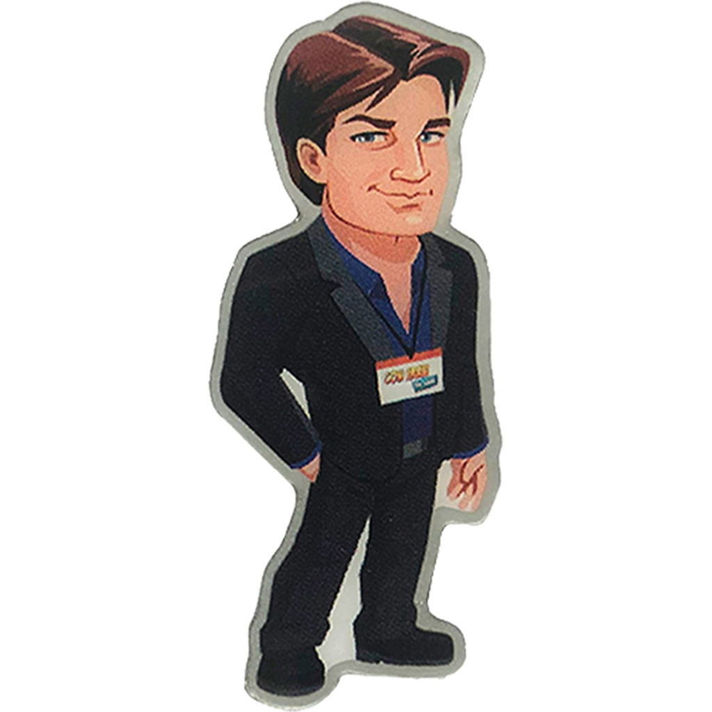 Offset & Screen Printed Lapel Pins: 3/4" W X 3/4" H:3/4" W x 3/4" H