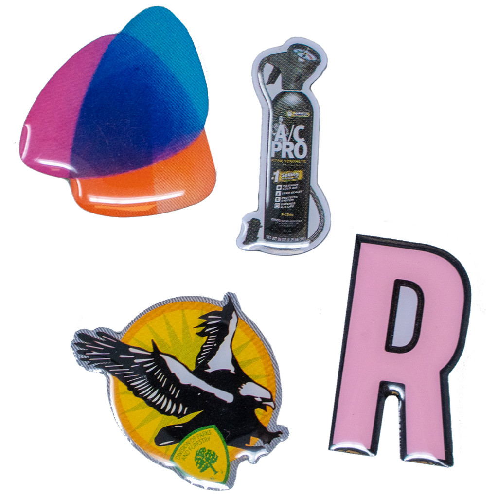 Offset & Screen Printed Lapel Pins: 1" W X 1" H:1" W x 1" H