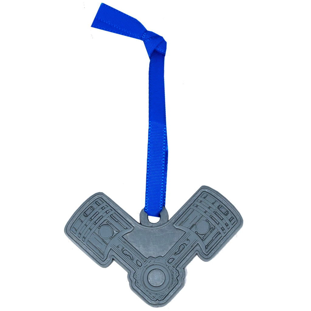 Die Struck Ornaments: 2" W X 2" H:2" W x 2" H