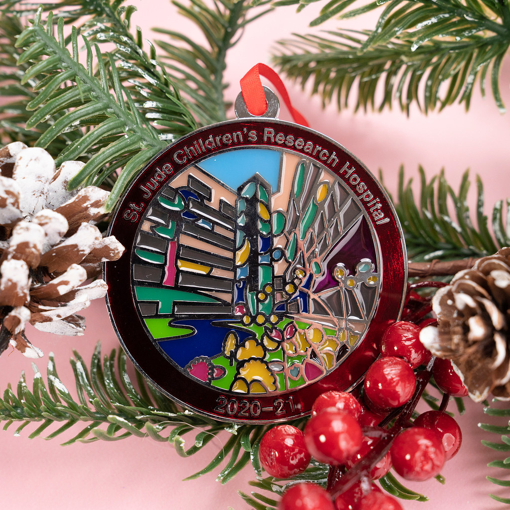 Die Struck Ornaments: 3" W X 3" H:3" W x 3" H