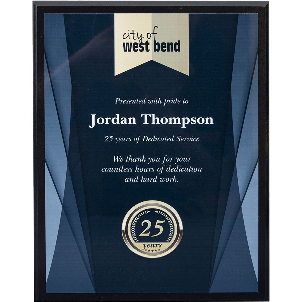 Sublimated Plaques 9" x 12", Vertical