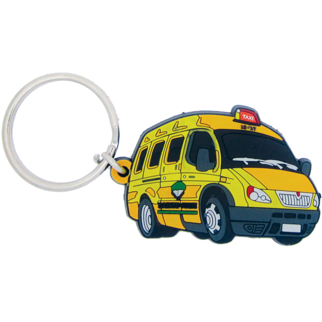 Pvc Fob With Keyring: 2" W X 2" H:2" W x 2" H