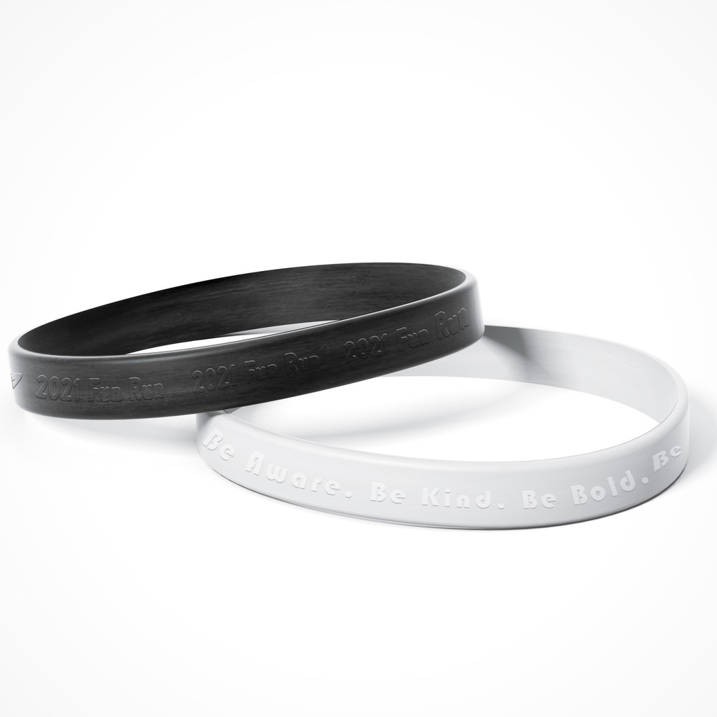 Embossed Silicone Bracelets: 5Mm:5mm