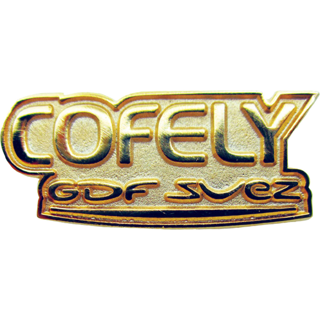 Diestruck Sandblasted Lapel Pins: Copper/Brass 1 1/2" W X 1 :Copper/Brass 1 1/2" W x 1 1/2" H