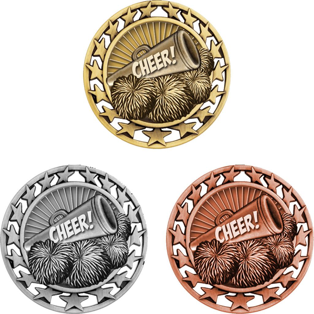 Stock Star Sports Medals: Cheerleading:Cheerleading