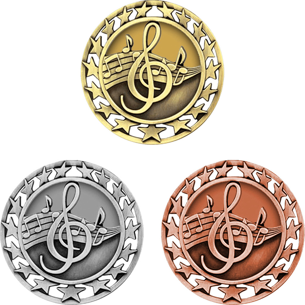 Stock Star Sports Medals: Music:Music