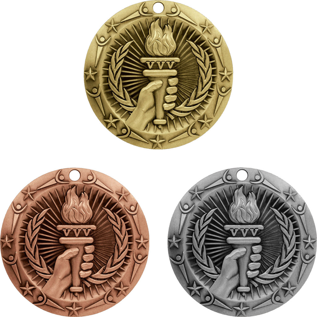 Stock World Class Sports & Academic Medals: Victory:Victory