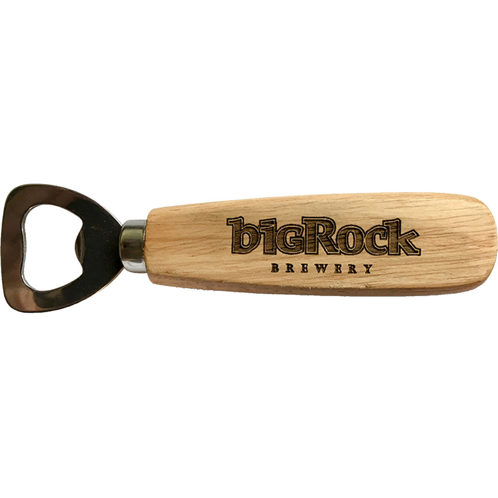 Wood Bottle Opener: Thick Wood Handle:Thick Wood Handle