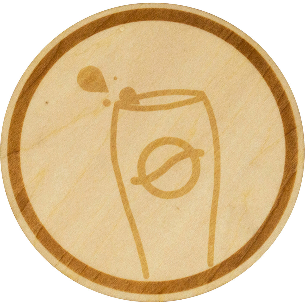 Wood Coasters: Round:Round