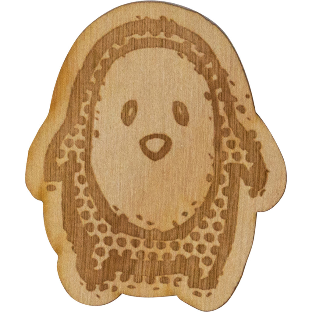 Wood Stickers: 2" W X 2" H:2" W x 2" H