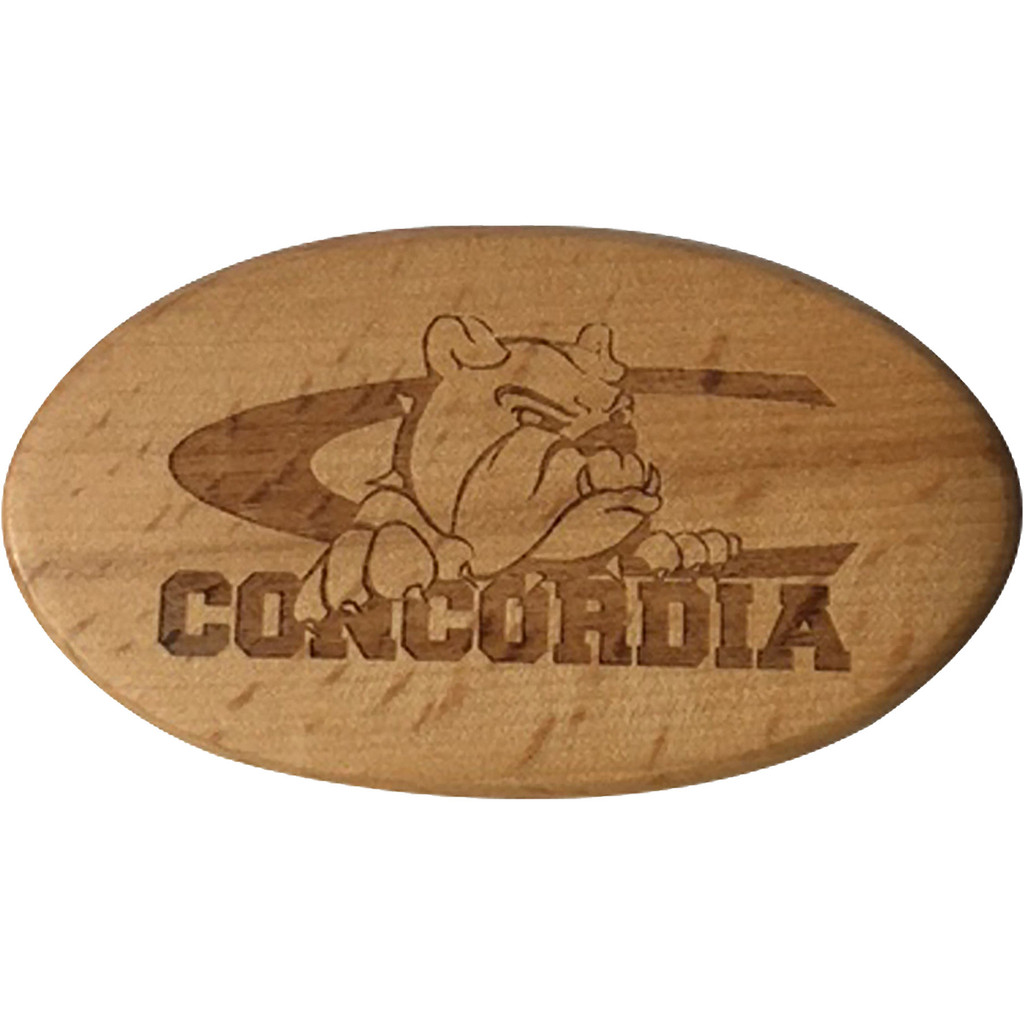 Stock Wood Magnets: Oval:Oval