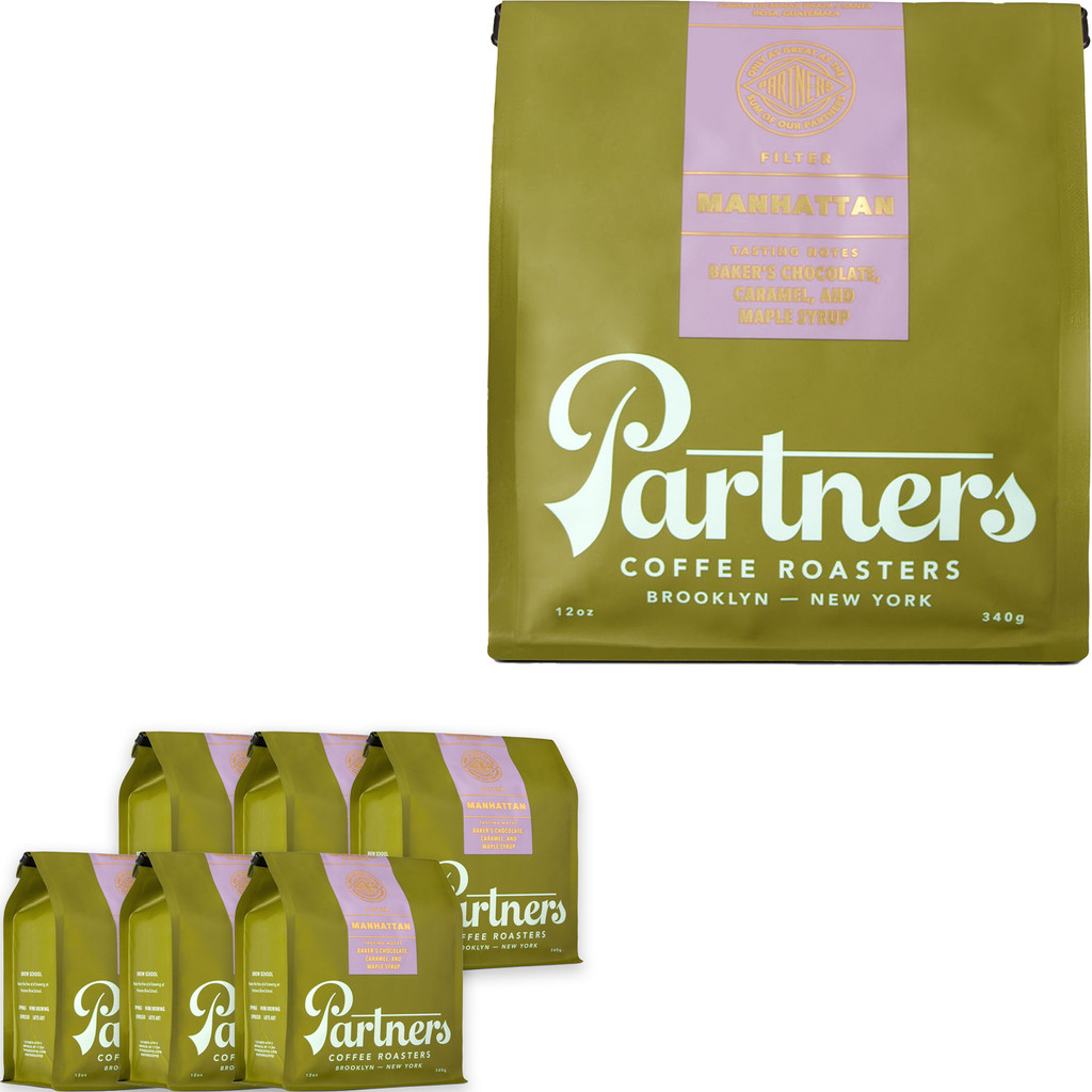 Partner's Coffee Manhattan Whole Bean Coffee: 12 oz